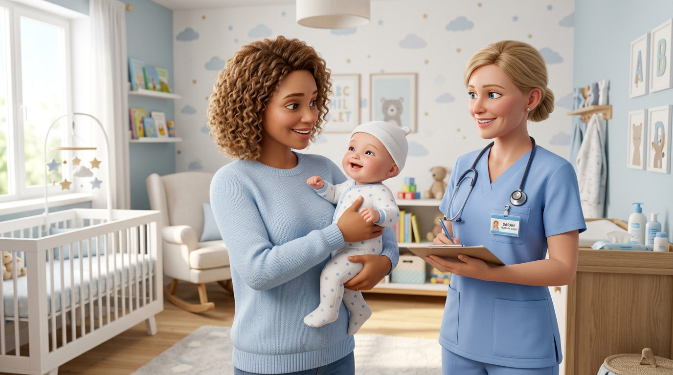 Pediatric doctor home visit Dubai